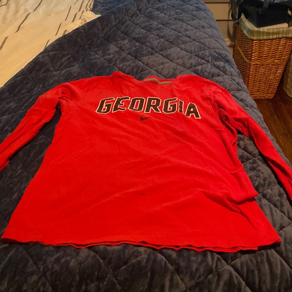 Georgia LS shirt size medium Nike LS